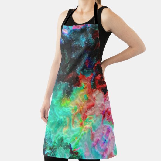 Tablier Splash couleur : Aquarelle Abstraite (Insitu)