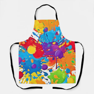 Tablier Splash d'art Abstrait