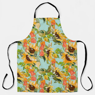Tablier Splendor d'automne : Motif de la nature sans coutu