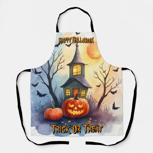 Tablier Spooky Cute Modern Halloween Collection (Recto)
