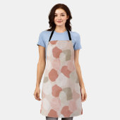 Tablier Spring Botanical Blush Sage All-Over Print Apron (Porté)