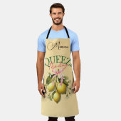 Tablier Squeeze Day Lemons Personnalisé (Porté)