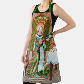 Tablier St. Martha de Béthanie dans sa cuisine (Insitu)