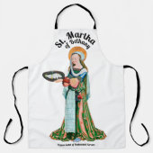 Tablier St. Martha de Béthanie dans sa cuisine (plat) (Recto)