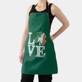 Tablier St Patrick Love Chance Irlande Trèfle Vert  (Insitu)