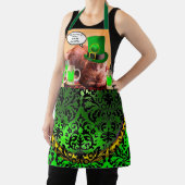 TABLIER ST.PATRICK'S DAY CHAT LEPRECHAUN CASQUETTE IRISH B (Insitu)