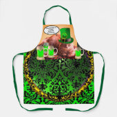 TABLIER ST.PATRICK'S DAY CHAT LEPRECHAUN CASQUETTE IRISH B (Recto)