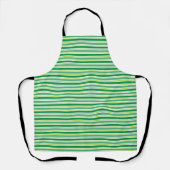 Tablier St. Patrick's Day Green Stripes Pattern-54608 (Recto)