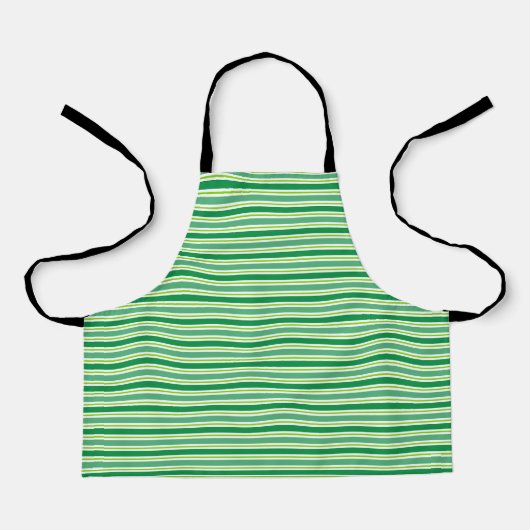 Tablier St. Patrick's Day Green Stripes Pattern-54608 (Recto)