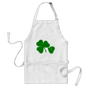 Tablier St Patrick's Day - Obtenez Lucky 3 + 1 feuilles =