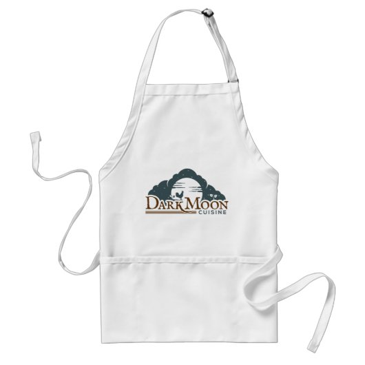 Tablier Standard Apron - Cuisine Lune foncée Marquée (Devant)