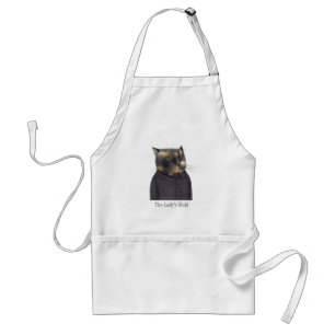 Tablier standard de la femme de chambre chat