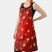 Tablier Star Adored Ruby Motif rouge (Insitu)
