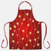 Tablier Star Adored Ruby Motif rouge (Recto)