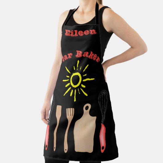 Tablier Star Baker avec nom et images modifiables (Insitu)