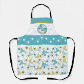 Tablier Starburst moderne du milieu du siècle Apron Unisex (Recto)