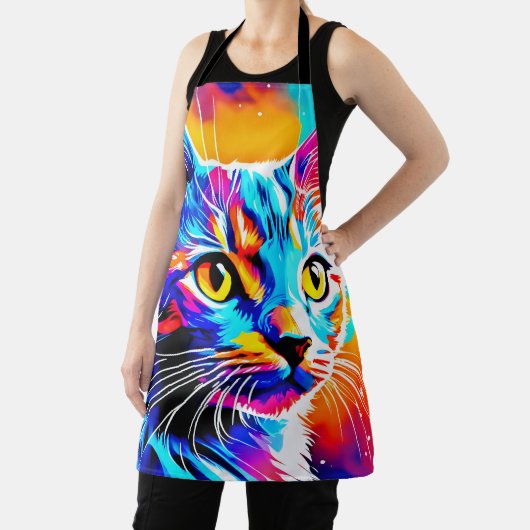 Tablier Stare-Kitty coloré (Insitu)