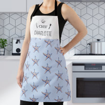 Starfish Motif Beach Marine Nom personnalisé