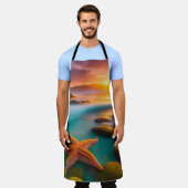 Tablier Starfish sur la plage à Dawn (Porté)