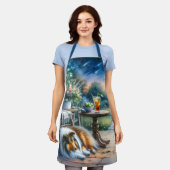 Tablier Starlit Garden Porch Sheltie Dream (Porté)