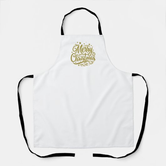 Tablier Starry Merry Christmas Greeting (Recto)