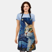 Tablier Starry Night Cat (Porté)