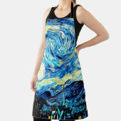 Tablier Starry Night, célèbre oeuvre de Van Gogh (Insitu)