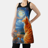 Tablier Starry Night Over Florence | Ginger Cat Art (Insitu)