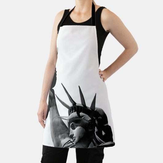 Tablier Statue de la Liberté Noir & Blanc (Insitu)