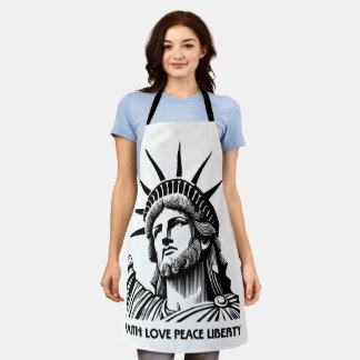 Tablier Statue of Liberty, Jesus, God, Holy Spirit, Faith