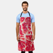 Tablier Steak de boeuf cru frais viande marbrée texture fe (Porté)