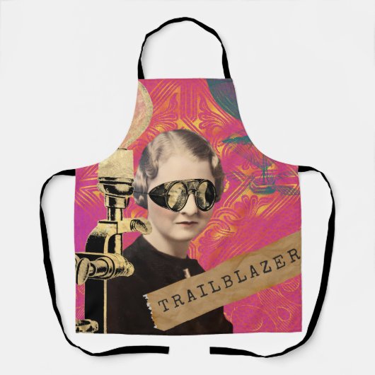 Tablier Steampunk Femme Trailblazer Pop Art (Recto)