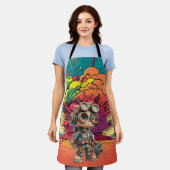 Tablier Steampunk Mécanique Cartoon Explosion (Porté)