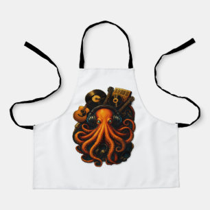 Tablier "Steampunk Octopus Apron - Cuisine artistique Don