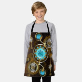 Tablier Steampunk Rusty Background (Porté)