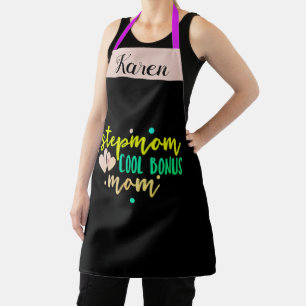 Tablier Stepmaman Cool Bonus Maman Chef Baker Stepmaman