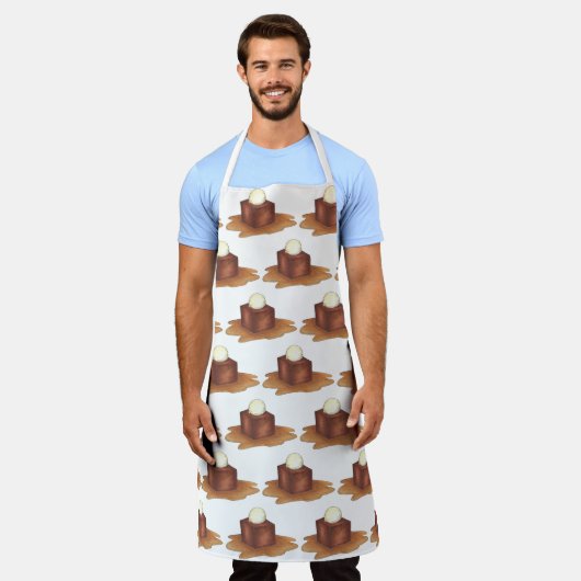 Tablier Stick Toffee Pudding Royaume-Uni (Porté)