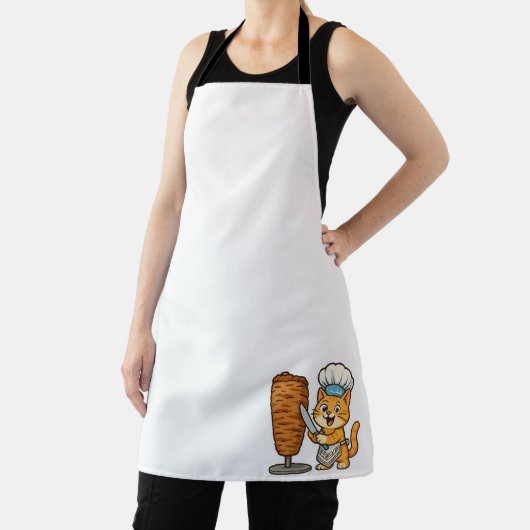 Tablier Sticker Chef Chat Shawarma (Insitu)