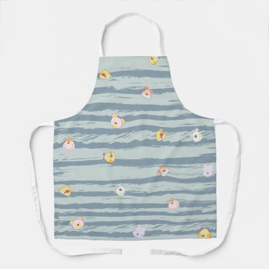 Tablier Strap Color – Whimsy Faces (Recto)