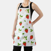 Tablier Strawberry Pattern Kitchen Apron (Insitu)
