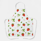 Tablier Strawberry Pattern Kitchen Apron (Recto)