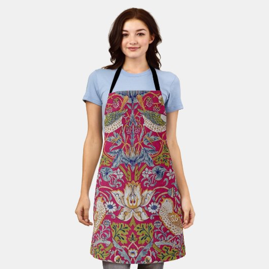 Tablier Strawberry Thief, William Morris (Porté)