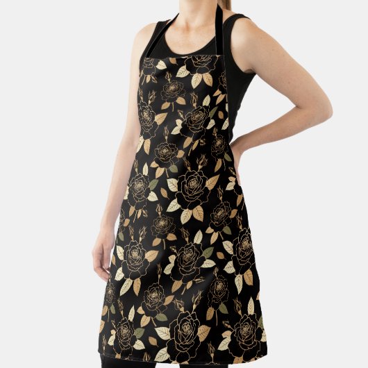 Tablier Striking rose and bud composition  (Insitu)