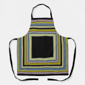 Tablier Striped Square Classic Gray Olive Pattern (Recto)