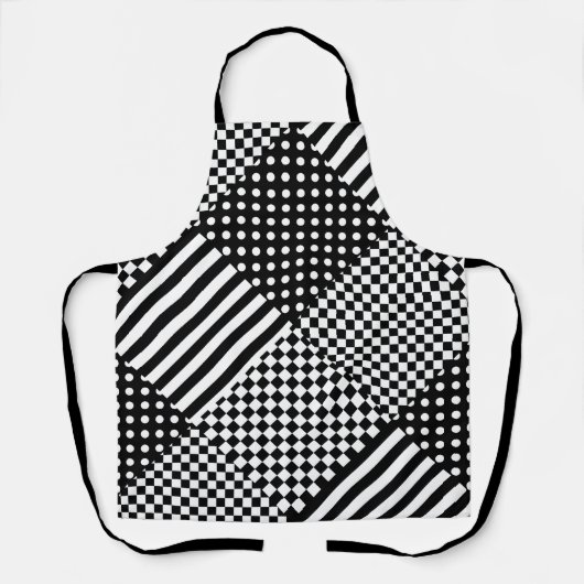 Tablier Stripes Check Harlequin Pois Conception mixte (Recto)