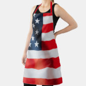 Tablier Stripes USA Cuisine Apron — USA (Insitu)