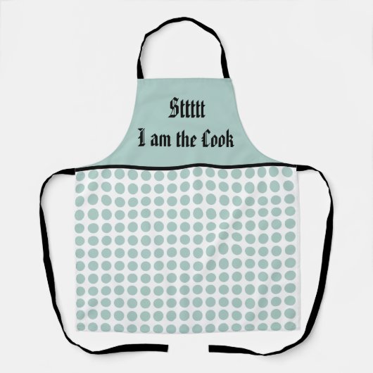Tablier Sttttt i am the Cook (Recto)