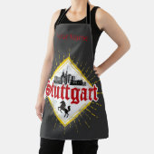 Tablier Stuttgart City Allemagne Rétro Skyline Vintage (Insitu)