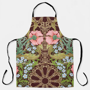 Tablier Style Art Nouveau Floral : Motif Vintage coloré