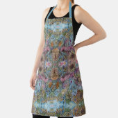 Tablier Style Chic Flower Garden aquarelle peinture (Insitu)